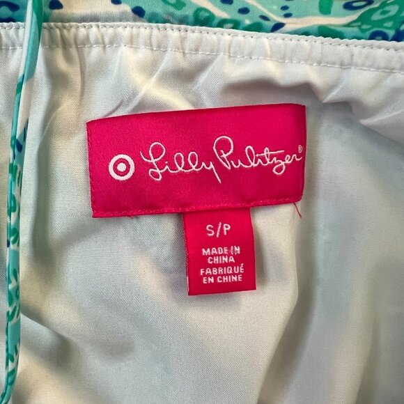 Lilly Pulitzer X Target Blue & White Sea Urchin Dress Sz S - Picture 8 of 13